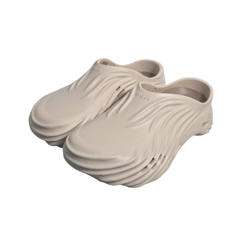 Crocs Echo Wave Clogs Mens 9 Womens 11 Almond Tint Beige NWT Unisex 210521-0LL‎